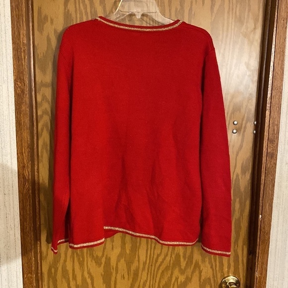 Santa Sweater size XL (16-18) Exclusive of Trim (BT) - Picture 4 of 5
